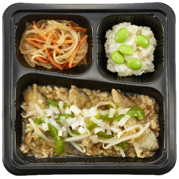 kanau 鱈(タラ)の香味中華ソース 大豆そぼろ炒め添え