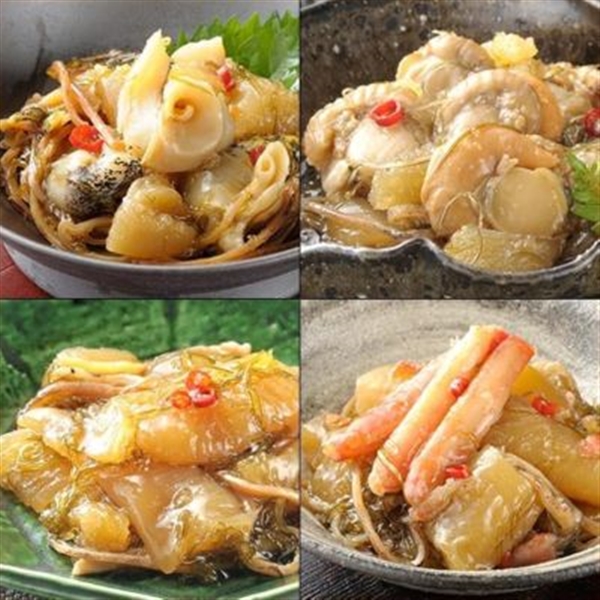 【数量限定】北海道産 松前漬け 4種セット